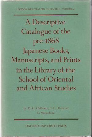 A Descriptive Catalogue Of The Pre-1868 Japanese Books, Manuscripts And Prints In The Library Of ...