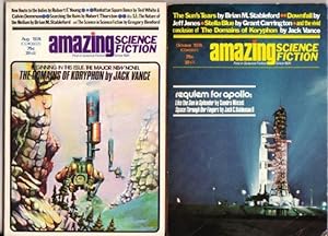 Amazing Science Fiction August & October 1974 Featuring "The Domains of Koryphon" (The Gray Princ...