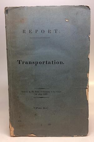 Report from the Select Committee on Transportation
