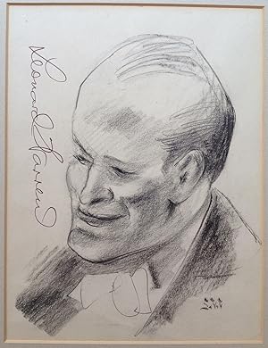 Original Signed Portrait of Leonard Warren
