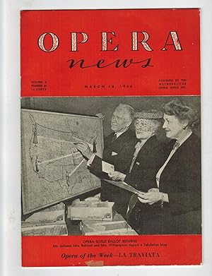OPERA NEWS. Issue for March 18, 1946
