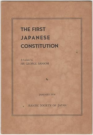 The First Japanese Constitution