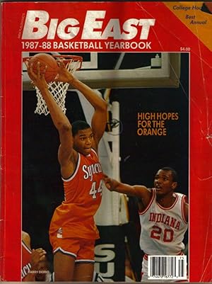 Big East 1987-88 Basketball Yearbook / Derrick Coleman (Syracuse) cover