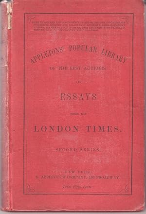 Essays from the London Times. Second Series