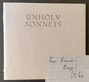 Unholy Sonnets (Printer's Proof Copy)