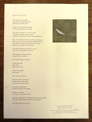 What We Lost