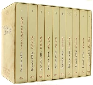 DEUTSCHE LYRIK. Von den Anfängen bis zum Gegenwart [complete set: 10 volumes]: