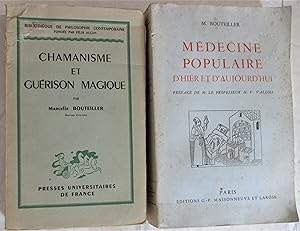 Lot 2 ouvrages : Chamanisme et Guérison Magique + Médecine Populaire d'Hier et d'Aujourd'hui : Pr...
