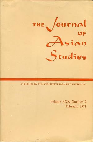 JOURNAL OF ASIAN STUDIES (JAS) : Feb 1971 : Volume XXX (30), No. 2
