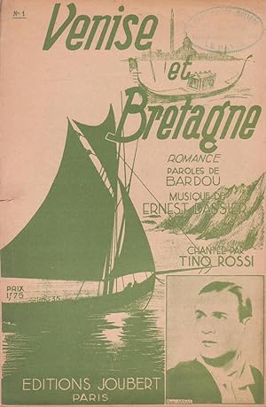 Partition de "Venise et Bretagne", romance créée par Tino Rossi
