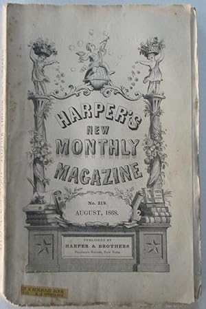 Harper's New Monthly Magazine. August, 1868