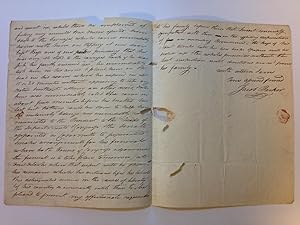 Autographed Letter Signed, a First Hand Account of his Death as Vice President