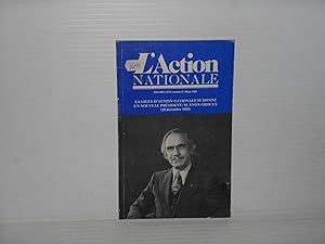 L'action Nationale Volume LXXV Numéro 7 Mars 1986