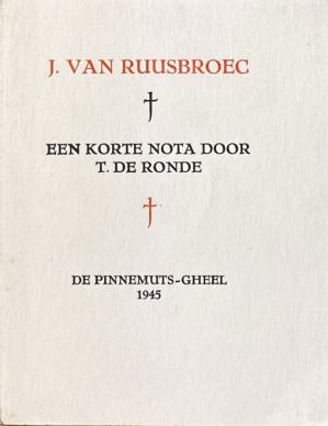 J. van Ruusbroec. Een korte nota.