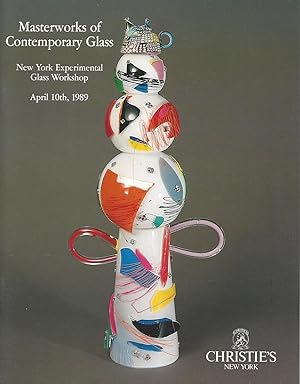 Masterworks of Contemporary Glass Sold to Benefit the New York Experimental Glass Workshop, April...