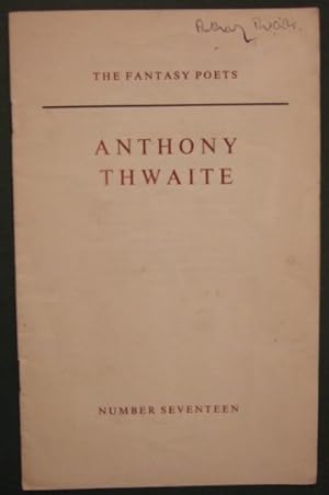 The Fantasy Poets Anthony Thwaite