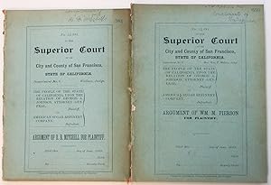 IN THE SUPERIOR COURT OF THE CITY AND COUNTY OF SAN FRANCISCO, STATE OF CALIFORNIA. THE PEOPLE OF...
