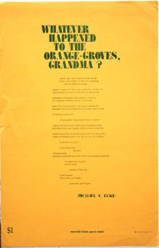 Whatever Happened to the Orange-Groves, Grandma?