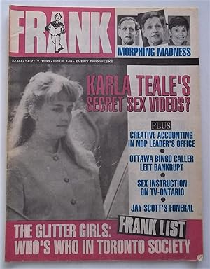 Frank Magazine #149 (September 2, 1993) Canada Humor Satire Parody Scandal