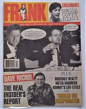 Frank Magazine #156 (December 9, 1993) Canada Humor Satire Parody Scandal