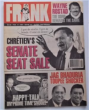 Frank Magazine #161 (February 17, 1994) Canada Humor Satire Parody Scandal