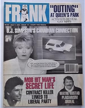 Frank Magazine #171 (July 7, 1994) Canada Humor Satire Parody Scandal
