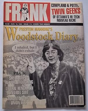 Frank Magazine #174 (August 18, 1994) Canada Humor Satire Parody Scandal