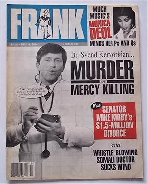 Frank Magazine #182 (December 8, 1994) Canada Humor Satire Parody Scandal