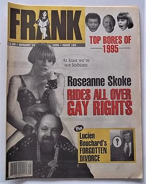 Frank Magazine #185 (January 18, 1995) Canada Humor Satire Parody Scandal