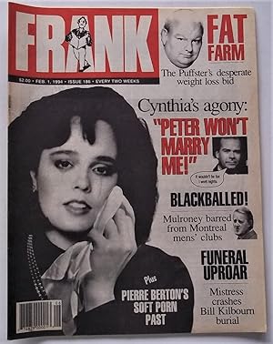 Frank Magazine #186 (February 1, 1995) Canada Humor Satire Parody Scandal
