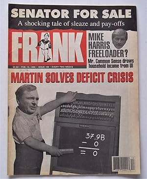 Frank Magazine #189 (March 15, 1995) Canada Humor Satire Parody Scandal