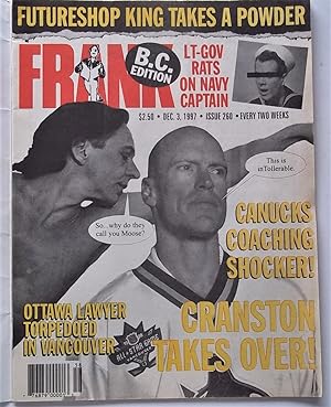 Frank Magazine #260 (December 3, 1997) Canada Humor Satire Parody Scandal