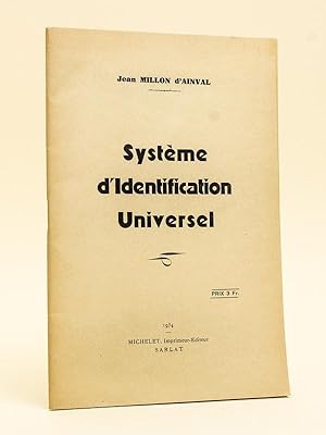 Système d'identification universel [ Livre dédicacé par l'auteur ]