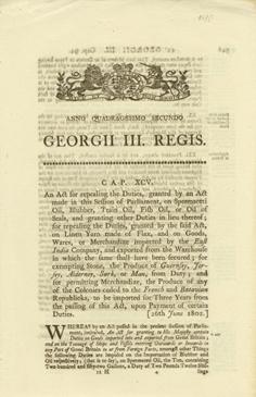An Act for repealing the Duties, granted by an Act made in this Session of Parliament, on Spermac...