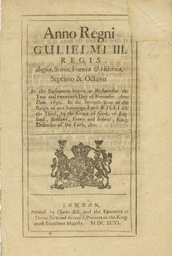 An Act for Continuing several former Acts for Punishing Officers and Soldiers who shall Mutiny or...