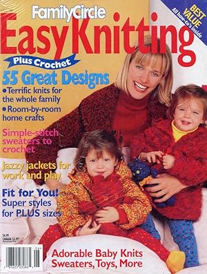 FAMILY CIRCLE KNITTING Plus Crochet : 55 GREAT DESIGNS : Fall 1998