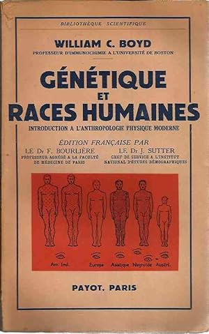 Gènètique et races humaines. Introduction a l'anthropologie physique moderne