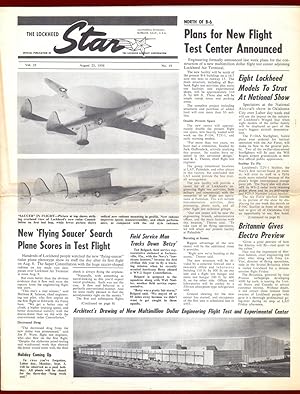 The Lockheed Star / August 23, 1956. Constellation with new radome, F-104 Starfighter, T2V-1 Sea ...