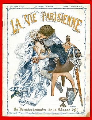 La Vie Parisienne - Samedi 1 Decembre 1917. Art Deco/Nouveau Illustrations by Cheri Herouard; Jos...