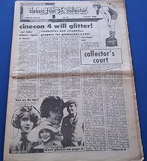 Classic Film Collector #21 (Summer 1968) Newspaper Formerly "8mm Collector"