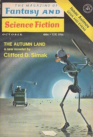 THE MAGAZINE OF FANTASY & SCIENCE FICTION, October 1971, Volume 41, No 4.