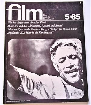 Film: Eine Deutsche Filmzeitschrift (#5 Mai May 1965) German Film Magazine (Later Issues Entitled...