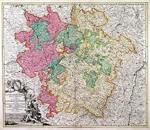 LOTHARINGIAE TABULA GENERALIS IN QUA DUCATUS LOTHARINGIAE ET BARRI .. Map of Lorraine in easter...