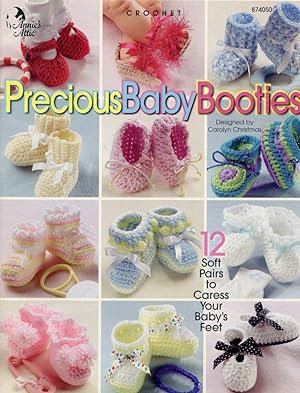 ANNIE'S ATTIC : CROCHET : PRECIOUS BABY BOOTIES (Book No. 874050)