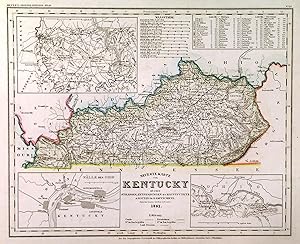'NEUESTE KARTE VON KENTUCKY.'.