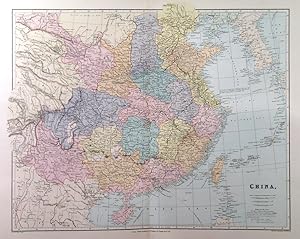 CHINA. An interesting map of China, including Formosa.