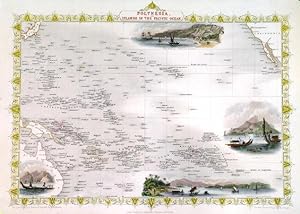 'POLYNESIA, OR ISLANDS IN THE PACIFIC OCEAN'. Map of the South Pacific.