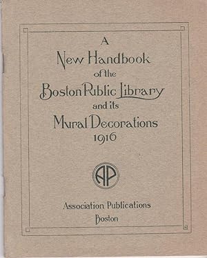 HANDBOOK OF THE BOSTON PUBLIC LIBRARY