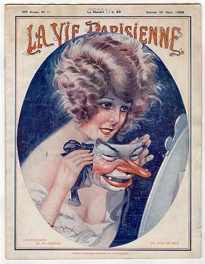La Vie Parisienne - Samedi 18 Mars 1922. Art Deco/Nouveau. Illustrations by Cheri Herouard; Mauri...