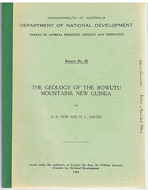 The geology of the Bowutu Mountains, New Guinea.